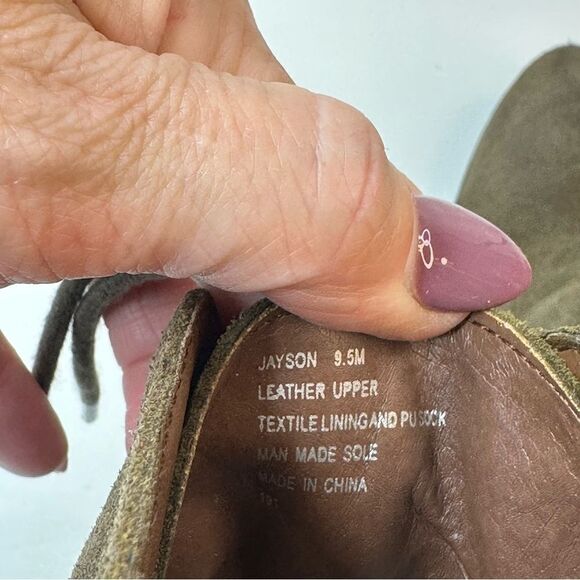 STEVE MADDEN Olive Green Suede Heeled Booties Size 9.5 - Picture 6 of 17